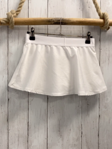 Nike  Tennisrock Gr. 128  weiß Streifen mit Innenshorts 