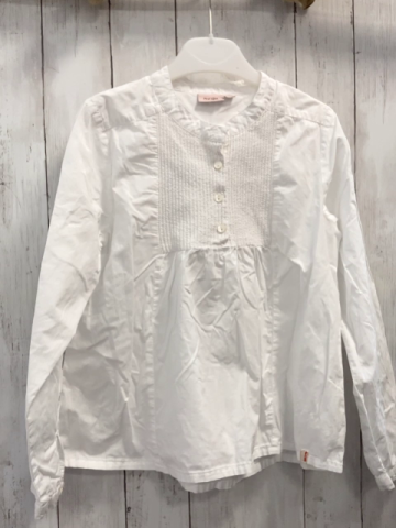 Noa Noa  Bluse  Gr. 152  weiß gemoktes Vorderteil 