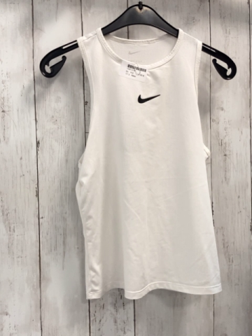 Nike  Sporttop  Gr. 152  weiß Struktur schwarzes Label 