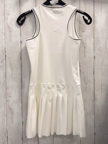 Zara  Tenniskleid Gr. 152  weiß schwarze Nähte 