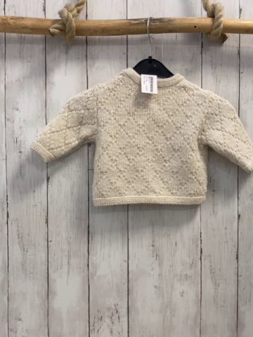 Zara  Strickjacke  Gr. 68  beige Rauten 