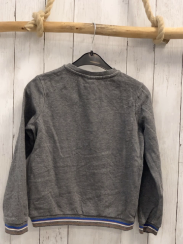 S´Oliver Pullover Gr. 128  grau Dino Schrift