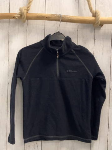 Columbia Pullover Gr. 128  schwarz Fleece Reißverschluss