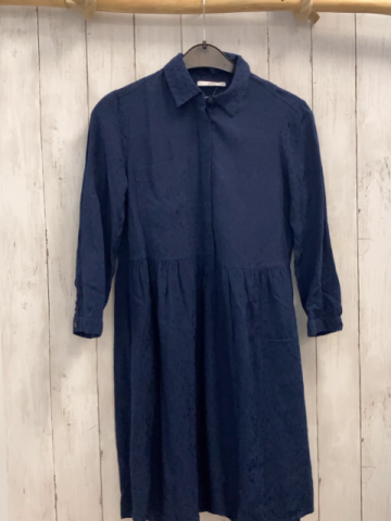 Esprit  Kleid  Gr. 36  blau Struktur 