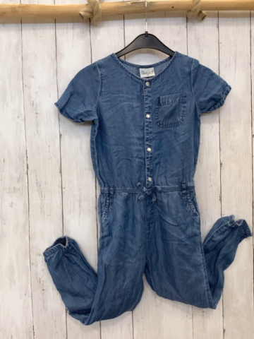 Zebralino  Jumpsuit  Gr. 116  blau Jeans 