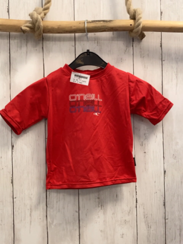 O´ Neill UV-Schutzshirt Gr. 86  rot Schrift