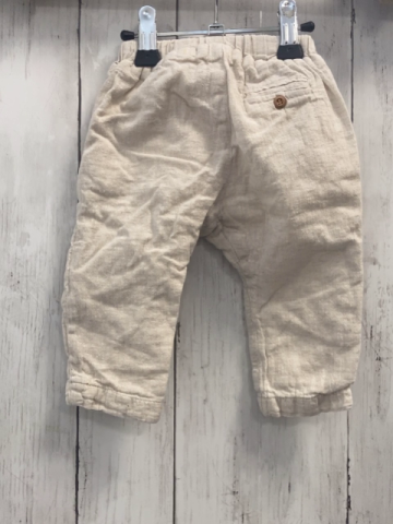 zara  Hose Gr. 68  beige gefüttert 