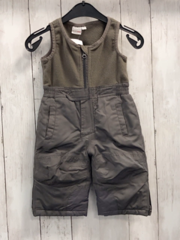 Bornino Schneehose Gr. 62  grau mit Fleeceoberteil