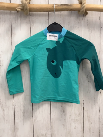  UV-Schutzshirt Gr. 92  grün Dino