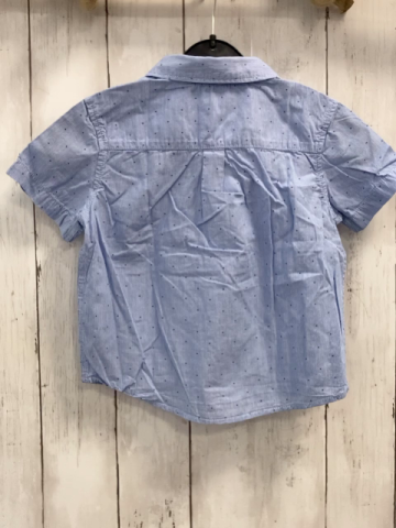 H&M Sommerhemd Gr. 104  blau weiß gestreift Punkte