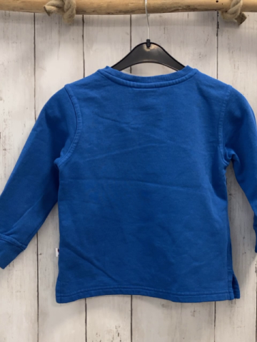 Salt & Pepper  Pullover  Gr. 104  blau Bagger Schrift 