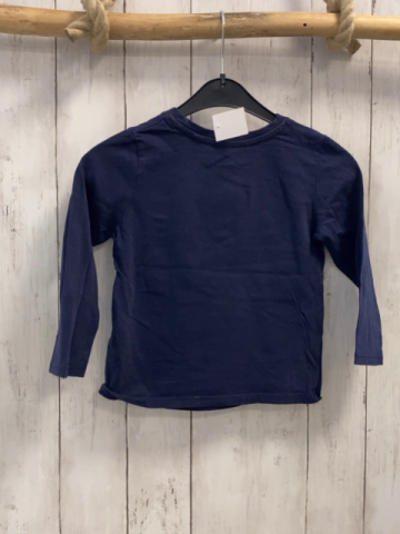  Langarmshirt  Gr. 110  blau bunte Dinos 
