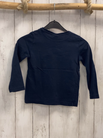 S´ Oliver  Langarmshirt  Gr. 104  blau Pailettenauto 