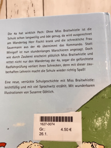  Buch Miss Braitwhistle kommt in Fahrt 