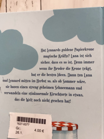  Buch König Lennard oder Sommer ist dann, wann wir wollen 