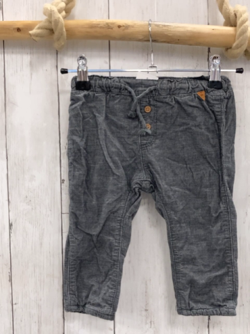 H&M  Hose  Gr. 80  grau Kord gefüttert 