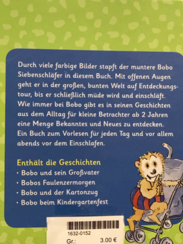   Buch Bobo Siebenschläfer wird nicht müde 