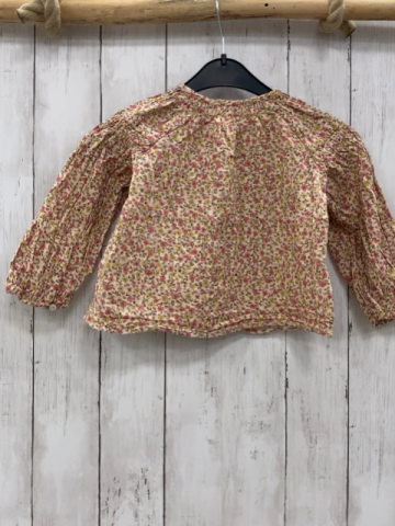 Zara  Bluse  Gr. 104  beige Blumen 