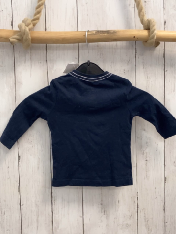 Pointer  Langarmshirt  Gr. 68  blau weiße Schrift 