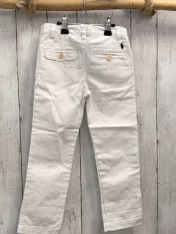 Ralph Lauren  Hose  Gr. 104  weiß Bund verstellbar 