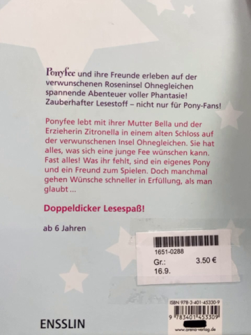   Buch Hier kommt Ponyfee! Abenteuer auf der Zauberinsel 
