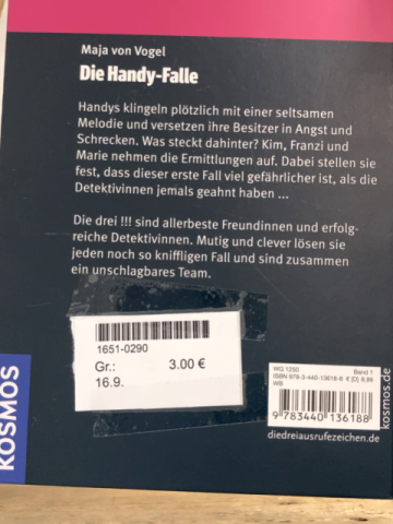   Buch Die drei!!! Die Handy-falle 