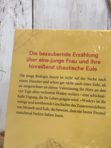 neu Buch Wesley oder Wie eine Eule mein Herz eroberte