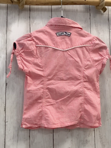 Vingino  Sommerbluse  Gr. 104  rosa weiß kariert 