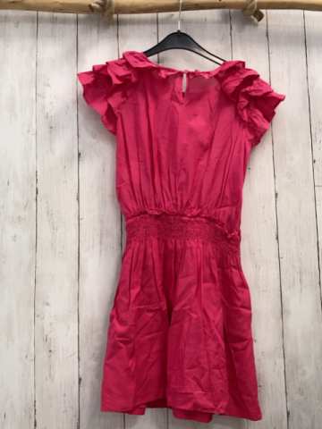 Benetton  Keid  Gr. 140  pink Rüschen 
