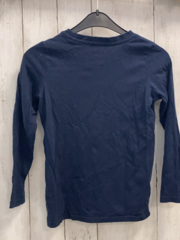   Langarmshirt  Gr. 122/128  blau Hund 