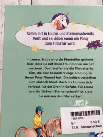 Sternenschweif  Buch Das Filmpony 