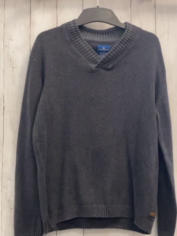 Tom Tailor Pullover Gr. L grau Strick