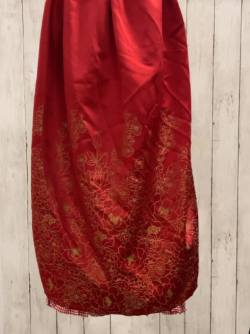 Melega 2tlg Trachtenkleid Gr. 38  rot weiß kariert mit roter Schürze