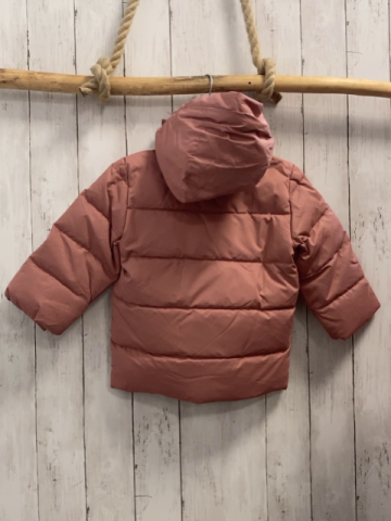 H&M  Winterjacke  Gr. 104  rosa Kapuze 