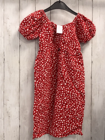 Next  Jumpsuit  Gr. 104  rot weiße Herzen 