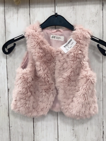H&M  Weste  Gr. 92  rosa Plüsch 