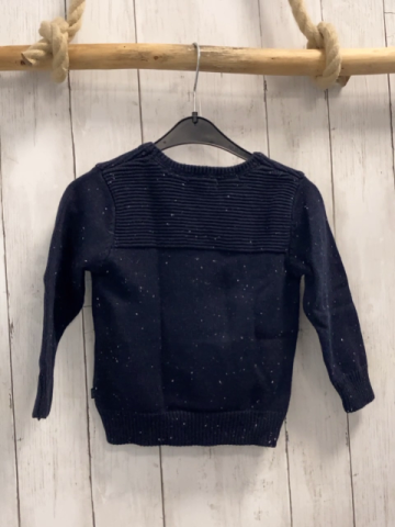 Okaidi Pullover Gr. 86  blau Strick 