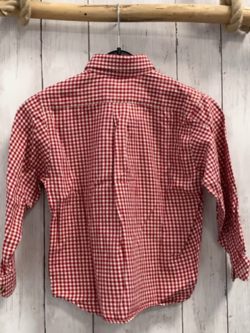 Cyrillus  Hemd  Gr. 104  rot weiß kariert 