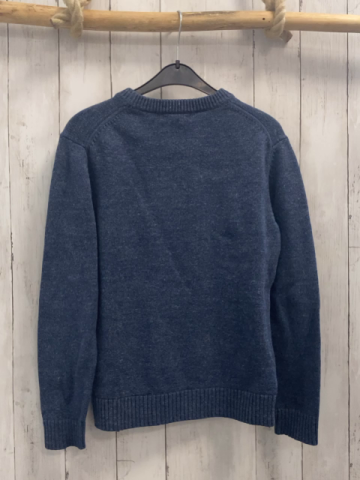 GAP  Pullover  Gr. 152  blau Strick großes "G" 