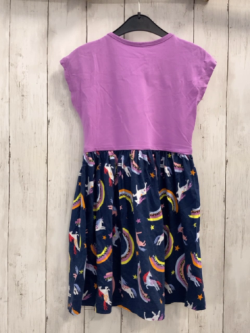 Mountain Warehouse  Kleid  Gr. 110  lavendel Oberteil mit Glitzerbogen blauer Rock mit Einhörnern + Bögen 