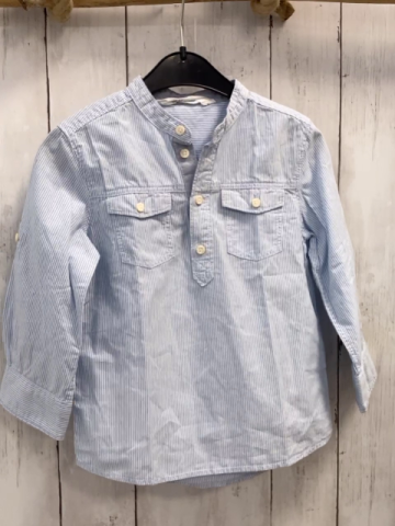 H&M  Hemd  Gr. 104  hellblau weiße Streifen