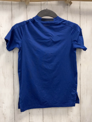 Adidas  Sportshrt  Gr. 140  blau silber Label 