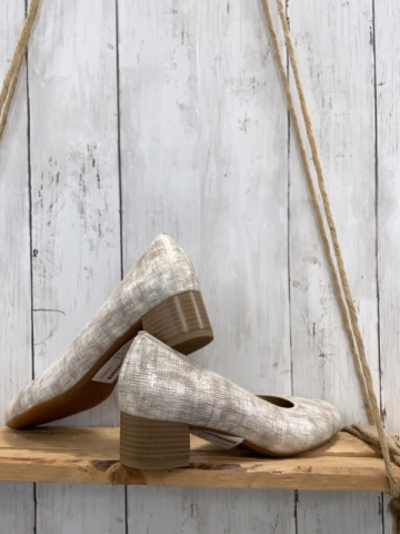 Ara  Schuhe  Gr. 37,5   silber beige gemustert 