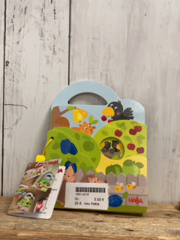 neu Haba  Holzbuch Obstgarten 