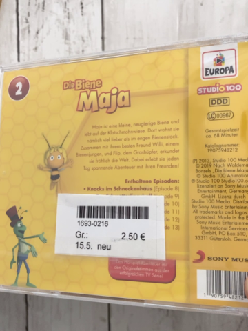 neu  CD Die Biene Maja 