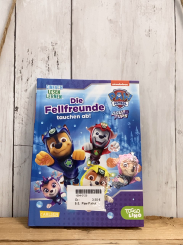 Paw Patrol  Buch Die Fellfreunde tauchen ab