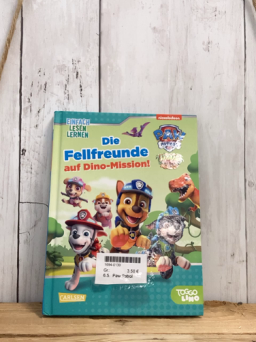 Paw Patrol  Buch Die Fellfreunde auf Dino-Mission 