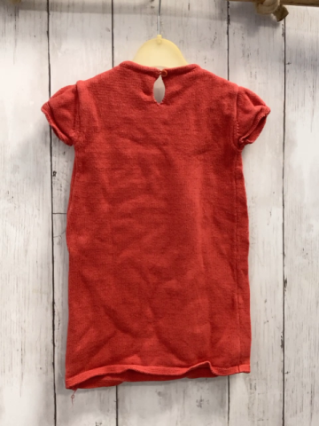 Mexx  Kleid  Gr. 74  hellrot Strick Schleife 