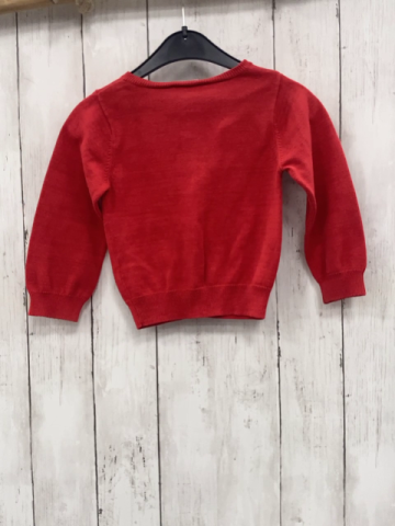 Jacadi  Strickjacke  Gr. 92  rot 