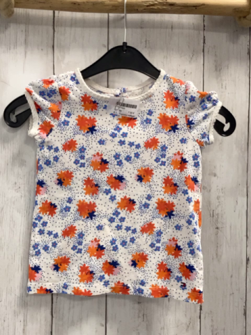 Tommy Hilfiger  T-Shirt  Gr. 98  weiß Blumen 